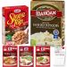 Instant Mashed Potatoes Stuffing and Gravy Bundle with Idahoan Mashed Potato and Stove Top Stuffing Turkey with Gravy Mix's accompanied by Snack Fun Shopping Pad