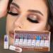 Eyeshadow Pencil Set | Waterproof Pearlescent Shimmer Eye Shadow Pencil - Cream Eye Shadow Pencil Crayon Brightener Highlighter Makeup Stick Kit Shimmer Eyeliner Make Up for Women - Buy Online on GoSupps.com