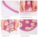 Aimisin Double Sided Bath Mitt Body Scrubber Exfoliating Gloves 2PCS (Purple) | Men Women Spa Massage Dead Skin Cleansing - Buy Online on GoSupps.com