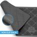 Niubya Premium Cat Litter Mat - Non-slip Waterproof Backing, Soft on Paws, Easy to Clean - Small 23x14 Black - Buy Online on GoSupps.com