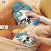 Naanle Ocean Octopus Skull Hot Water Bottle - 1L Transparent Heat Bottle with Cover for Bed Hand & Foot Warmer Pain Relief & Cold Therapy - Buy Online on GoSupps.com
