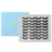 DYSILK 16 Pairs Lashes 6D Mink Eyelashes Faux 4 Styles Mixed Eyelashes Crossed Natural Makeup Packing False Lashes Wispy Volume Long Thick Fake Eyelashes Dramatic Reusable Handmade Lashes No Glue 16 Pair (Pack of 1)