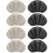 Sibba Foot Cushions for Loose Shoes - Self-Adhesive Insole Pillows for High Heels Midfoot Support & Toe Protection - 4 Pair Set (2 Black & 2 Skin-Colored) - Comfort Heel Cushions for Women - Buy Online on GoSupps.com