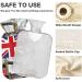 Naanle Tower Bridge London Heat Bottle - 1L Transparent Hot Water Bottle for Bed Hand & Feet Warmer Pain Relief & Cold Therapy - Buy Online on GoSupps.com