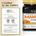 High Strength Manuka Honey MGO 850+ / 20+ Medical Grade - Raw & Active - AMHA Certified - 250g - Buy Online on GoSupps.com