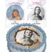 Cakeshop Burn Away Cake Edible Topper Pack | 1 x Icing sheet & 1 x Wafer Sheet | Personalise With Your Image & Text For Birthdays Gender Reveal & Other Occasions | Multiple Shapes & Sizes to Choose Non-prime