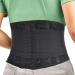 EKSMA Back Support Belt - Breathable Waist Lumbar Lower Back Brace Light Thin Orthopedic Rigid Adjustable Brace Dual Adjustable Straps(M) - Buy Online on GoSupps.com