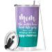 TEEZWONDER Mothers Day Gifts For Mom, Birthday Gifts For Mom Women, Mom Gifts From Daughters, Sons, Mom Christmas, Birthday Gifts Idea For Mom, 20oz Stainless Steel Tumbler Purple Teal Mom