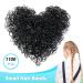 Buy HanyoSheng Mini Hair Ties - 1100 Elastic Bands for Kids & Dreadlocks | Ideal for Hairstyles & Braids - Black - Buy Online on GoSupps.com