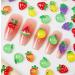 20pcs Fruit Themed 3D Nail Art Charms Decoden DIY Supplies Mini Cabochon Nail Art Fruit Decoration DIY Nail Charms Nail DIY Supplies