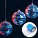 4800 Pcs Self Adhesive Glass Mirror Mosaic Tiles Stickers - Disco Ball DIY Craft Decoration - Blue - 5x5 mm - Buy Online on GoSupps.com