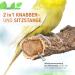 Delicious Cork Seat Rod for Nymphensittich - 20cm | Perfect Bird Seat & Claw Care Solution | High-Quality Cork Bent Bar for Nibbling & Sitting - Buy Online on GoSupps.com