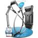 Byvita High Security Folding Bicycle Lock 120cm with Cable & Bracket - Ideal for Bicycles & E-Scooters - Buy Online on GoSupps.com
