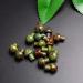 XUQULI Natural Hand Carved Dragon Bloodstone Crystal Mushroom - 2pcs for Stylish Home Decoration | Semi-Precious Quartz - Buy Online on GoSupps.com