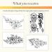 200 Mix & Match Realistic Temporary Tattoos - Minimalistic Designs for Men & Women | Butterfly, Moon, Stars, Inspirational Words, Flower, Skull, Snake | Adult Fake Tattoo Set - Buy Online on GoSupps.com