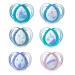 Tommee Tippee Every Day Pacifiers Symmetrical Design BPA-Free Silicone Binkies 0-6m 2-Count Colors and Designs Vary - Buy Online on GoSupps.com