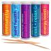 Xero Picks Wellness - Infused Flavored Toothpicks for Long Lasting Fresh Breath & Dry Mouth Prevention - 100 Picks - Variety 5 Pack Variety Pack 20 Count (Pack of 5)