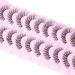 Goddvenus Eyelashes D Curl Russian Strip Lashes Natural Fake Eyelashes Wispy Cat Eye Lashes 10 Pairs 3D Volume Strip Lashes 15 mm Short Reusable Fake Lashes Fluffy Wispy Faux Mink Lashes D-10 pairs natural - Buy Online on GoSupps.com