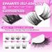 Reusable Self Adhesive Eyelashes | Wispy Lash Clusters 10-16mm | Fluffy Press-On Lashes by ALPHONSE A - Glueless Extensions with Tweezers - Buy Online on GoSupps.com