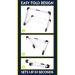 Franklin Sports Kids Mini Soccer Goal Set - Indoor/Backyard Net with Ball and Pump - 22 x 17 - White/Black - Buy Online on GoSupps.com