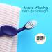 RADIUS Flex Soft Bristles Toothbrush - BPA Free, ADA Accepted - Improve Gum Health - Right Hand - Assorted Colors - Pack of 6 - Buy Online on GoSupps.com