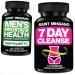 Saint Mingiano 7 Day Cleanse Program Detox - with - Mens Prostate Support