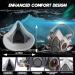 Respirator Mask with Filters 60921: Half Face Respirator Reusable Gas Mask for Spray Paint Chemical Epoxy Resin Dust Mask for Construction Organic Vapor Woodworking Sanding Welding Respirator With Filters - Buy Online on GoSupps.com