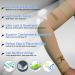 KEKING Lymphedema Compression Arm Sleeves - 15-20mmHg Full Arm Support for Men and Women - Lipedema, Edema, Post-Surgery Recovery - Pain Relief - Beige, Medium (1 Pair) - Buy Online on GoSupps.com