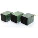 Kleo Luxury 4-Part Bathing Accessories Set | Green Liquid Soap Dispenser Toothbrush Holder Cup & Soap Shell | Premium Bathroom Accessories - Buy Online on GoSupps.com