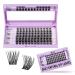 Eyelash Extensions 84 PCs Z08 B & q Individual eyelashes DIY LASH clusters for beginners reusable eyelash bush single eyelashes for eyelash extensions at home lashes eyelashes extension (Z08 C-8-16Mix) C-8-16mm-z08