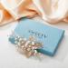 SWEETV Gold Wedding Hair Comb | Handmade Bridal Hair Clip & Accessories - Buy Online on GoSupps.com