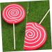 Alipis 4 Pcs Wedding Decoration Decorative Fake Lollipop Fake Lollipops Fake Lollipop Model Rainbow Lollipop Red Swirl Lollipops Toys Decorative Lollipop Ornament Wooden Food Child Candy - Buy Online on GoSupps.com