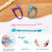 Zuroki Silicone Pacifier Chain - 4-Pack for Boys & Girls | Durable Soft & Flexible | Keeps Pacifier Clean & Safe - Buy Online on GoSupps.com