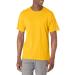 Champion Men's Unisex Cotton T-Shirt, Classic Tee, C Logo Large Team Gold