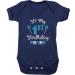 Hippowarehouse It's my 1st birthday - Glitter blue baby vest bodysuit (short sleeve) boys girls