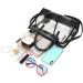 FAIME Women's Cute Clear Tote Bag - Stadium Approved Handbag with Zippers & Adjustable Strap - Buy Online on GoSupps.com