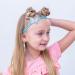 FROG SAC Set of 4 Butterfly Headbands for Girls - Non-Slip Glitter Headband Pack - Adjustable Thin Fashion Hairbands in Pink Gold Blue Purple - Cute Hair Accessories for Kids - Buy Online on GoSupps.com