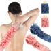 Tudomro 4 Pcs Back Scrubber for Shower and Exfoliating Gloves Set  Includes 2 Pcs Eexfoliating Body Scrubber 2 Pcs Loofah Bath Gloves for Women Men Body Cleaner Back Exfoliator