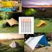 Hikemax Ultralight Titanium Tent Stakes 6 Pack - V-Shaped Tent Pegs for Camping - Buy Online on GoSupps.com