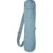 Gaiam Full Zip Cargo Yoga Mat Bag - Adjustable Strap, Front & Back Pockets Niagara Blue (25L x 6 Diameter) - Buy Online on GoSupps.com