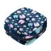 Cartoon Teeth Pattern Sanitary Napkin Storage Bag Menstrual Pad Bag Portable Menstrual Period Sanitary Pouch Zipper Tampons Collect Bags for Teen Girls Women Ladies Color 10