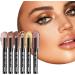  G n rique Eyeshadow Stick 6-Color Glitter Eye Makeup Pen Set Smooth Long-Lasting Cream Shadow for Wedding Holiday Party Travel Costume Looks Easy Application - Buy Online on GoSupps.com