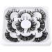 Lanflower Russian D Curl Wispy Strip Lashes - Natural Look 3D False Eyelashes Pack - Buy Online on GoSupps.com
