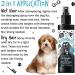 Bugalugs Dog Detangler Spray - leave In conditioner spray for de matting. No tangles. Professional dog grooming formula contains Wheat protein. Pet detangling spray knot removal (200ml) 200 ml (Pack of 1) - Buy Online on GoSupps.com