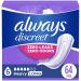 Always Discreet Adult Incontinence Pads for Women Heavy Absorbency Long Length Postpartum Pads 64 CT