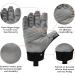 Intra-FIT Climbing Gloves - Half Finger/Full Finger Lightweight Breathable Gloves for Rock, Tree, Wall, Mountain Climbing - Size 2359 Medium - Buy Online on GoSupps.com