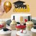 CODOMOR Grad Cake Topper 2022 Congrats Graduation Cake Topper Glitter Double Side Gold and Black Graduate Party Decorations (Generic9834410) - Buy Online on GoSupps.com