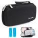 Youshares Insulin cooling bag Travel Etui-TSA Medicines Eva cool box on the way Diabetics cooler bag for glucose meters epipen insulin pen other diabetes accessories with 2 cooling packs (black) Y8-black