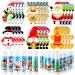 Dansib 48 Pcs Christmas Lip Balm and Facial Masks Gifts Bulk Christmas Stocking Stuffers Lip Balms Favors Skincare Spa Face Sheet Masks Skincare Set Winter Holiday Gifts Supplies for Women Spa Party