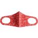 Komonee Paisley Face Mask - Reusable Washable Cloth Cover for Men Women - Red | Dustproof, Breathable, Ideal for Indoors, Outdoors, Cycling, Skiing Protection - Buy Online on GoSupps.com